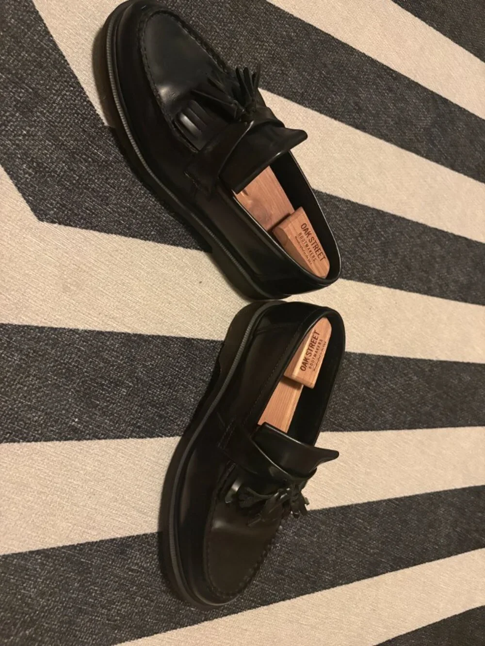 Men's Adrian Smooth Leather Tassel Loafer by Doc Martens - Size Nine